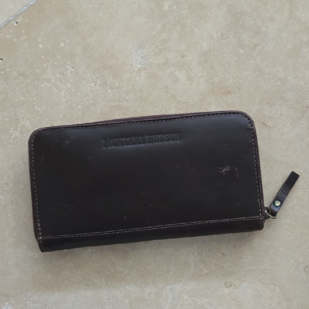 Montana Hudson Brown Leather Wallet